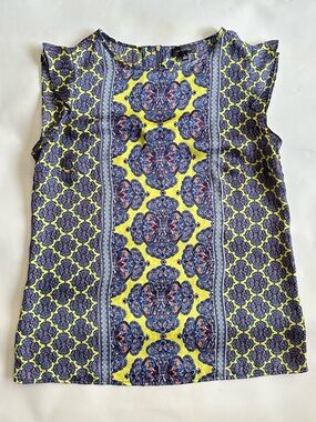 The Limited Printed Medallion Shell Top Size M